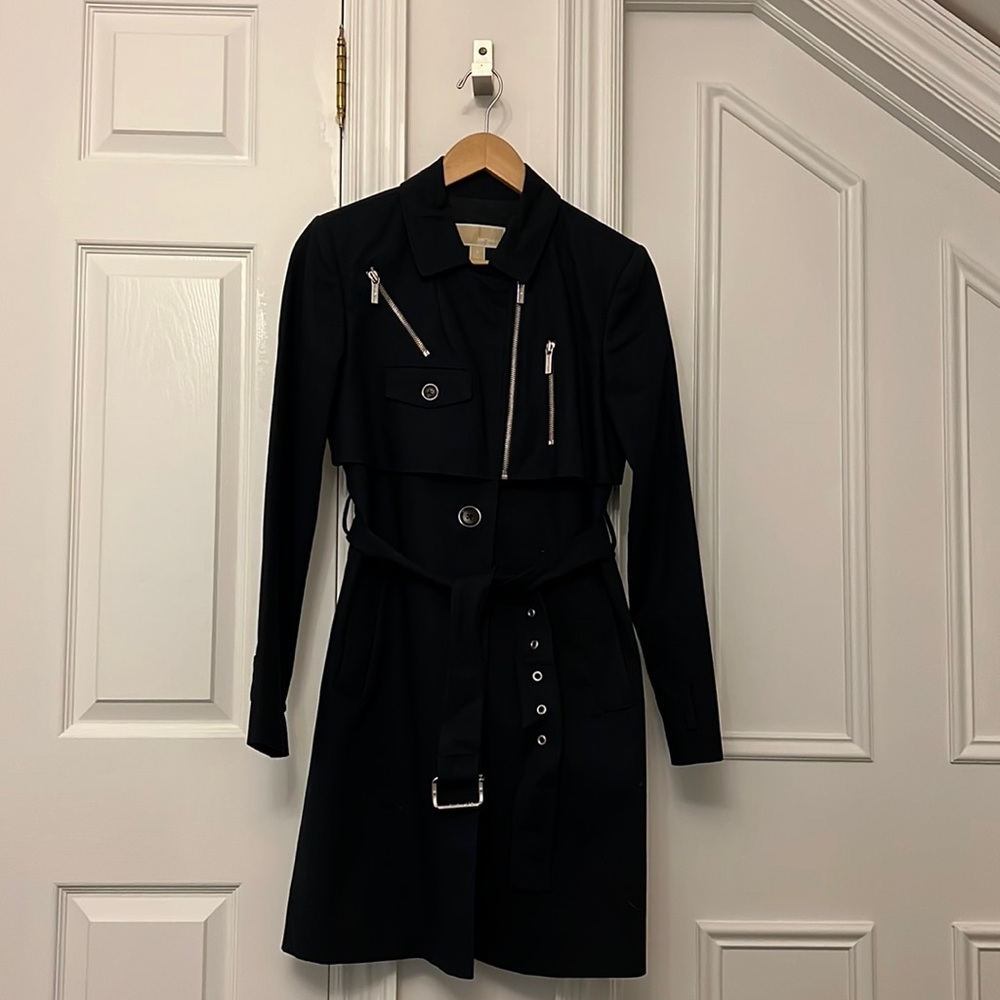 Michael Kors Navy trench coat